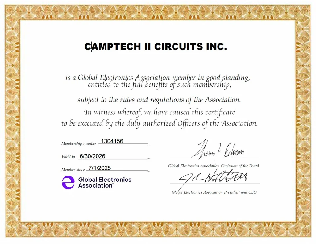 IPC Membership certificate